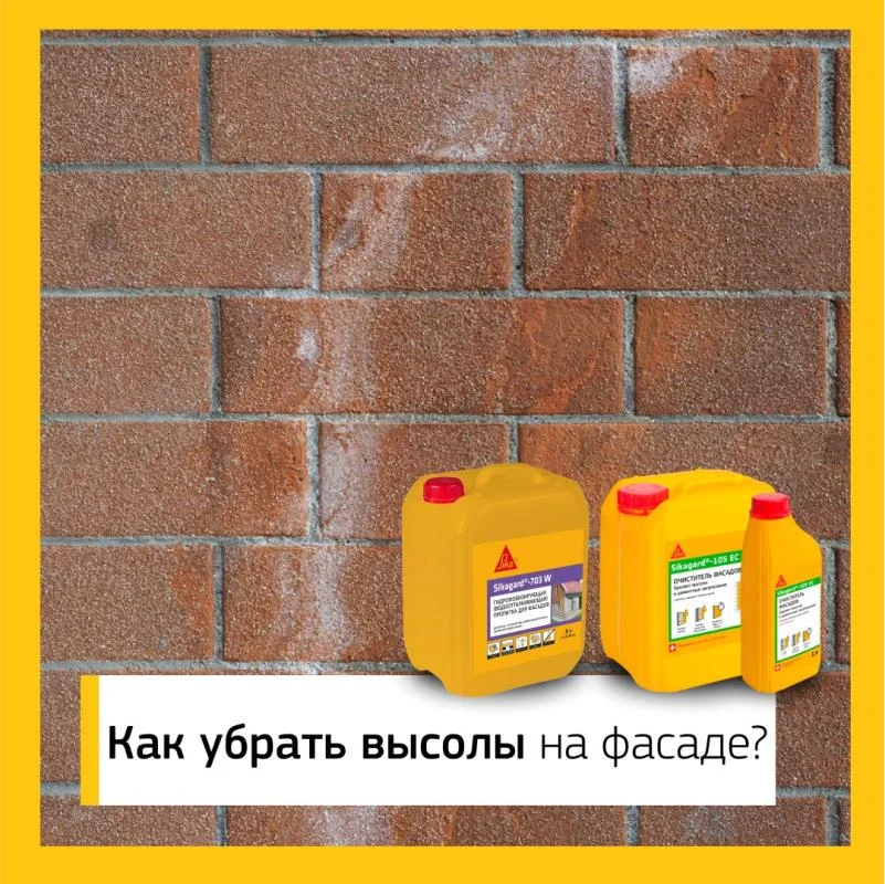 Как убрать высолы на фасаде Как убрать высолы на фасаде