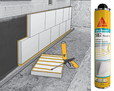 Клей-пена полиуретановая 750 мл Sika Boom-582 Foam Fix
