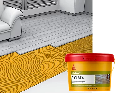 SikaBond ® - 161 MS - жестко-эластичный клей для деревянных напольных покрытий