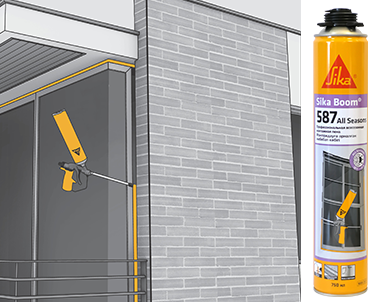 Всесезонная профессиональная пена Sika Boom-587 All Seasons