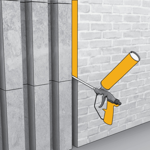 Универсальная профессиональная монтажная пена Sika Boom-580 Fix & Fill