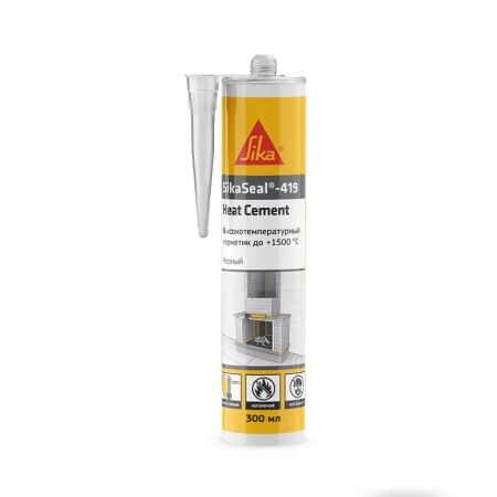 Высокотемпературный силикатный герметик SikaSeal®-419 Heat Cement