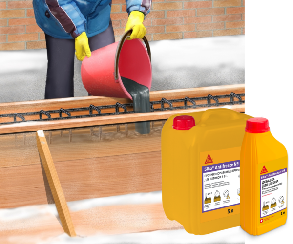 Добавка для зимнего бетонирования Sika Antifreeze N-9