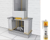 Высокотемпературный силикатный герметик SikaSeal®-419 Heat Cement