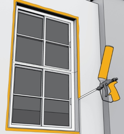 Пена монтажная профессиональная Sika Boom 590 High Yield 870 мл