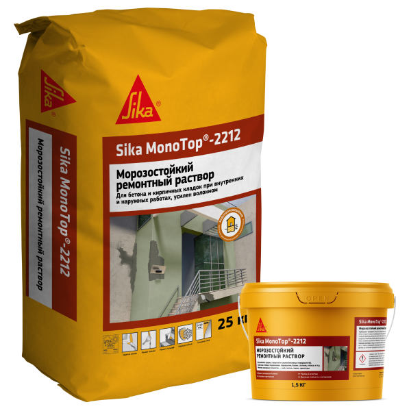 Ремонтная смесь типа для ремонта неконструкционного бетона Sika MonoTop®-2212