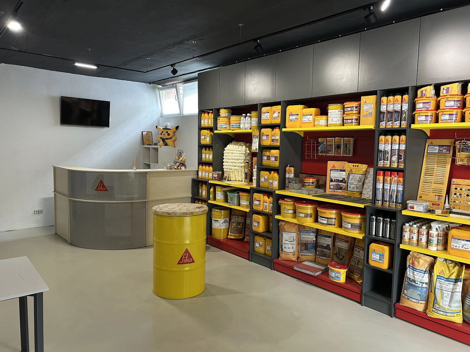 Первый Жёлтый магазин Sika в Минске!